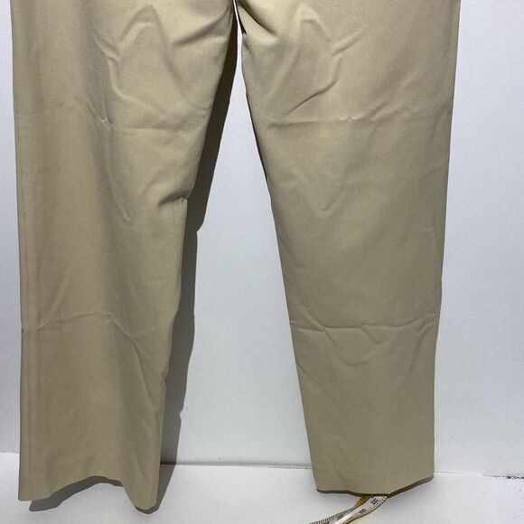 Liz Claiborne Women's Tan Audra Flat Front Straight Leg Dress Pants Size 10 - Picture 8 of 11